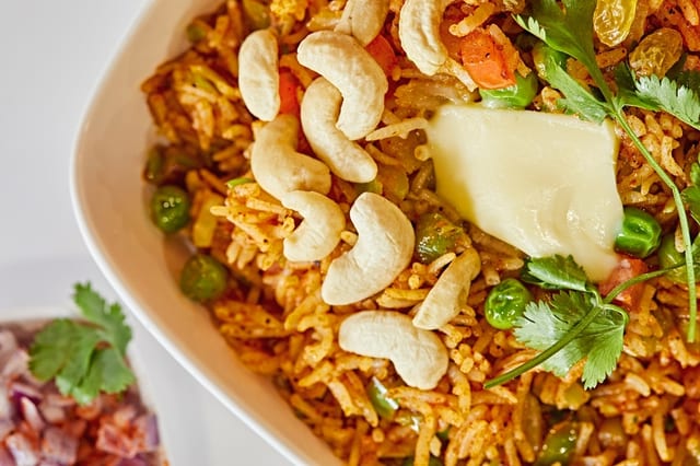 Tawa Pulav W/ Cashew.