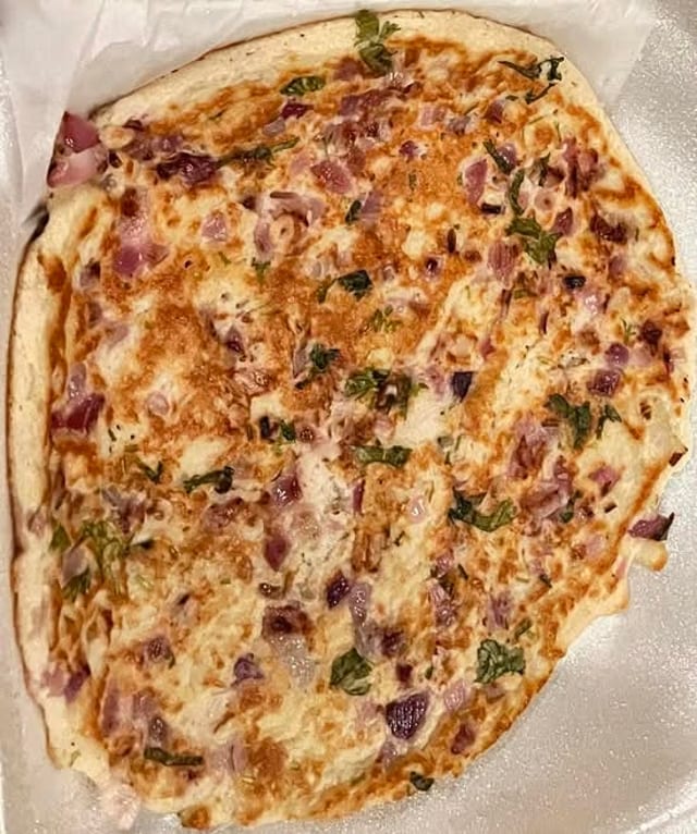 Onion Uttapam.